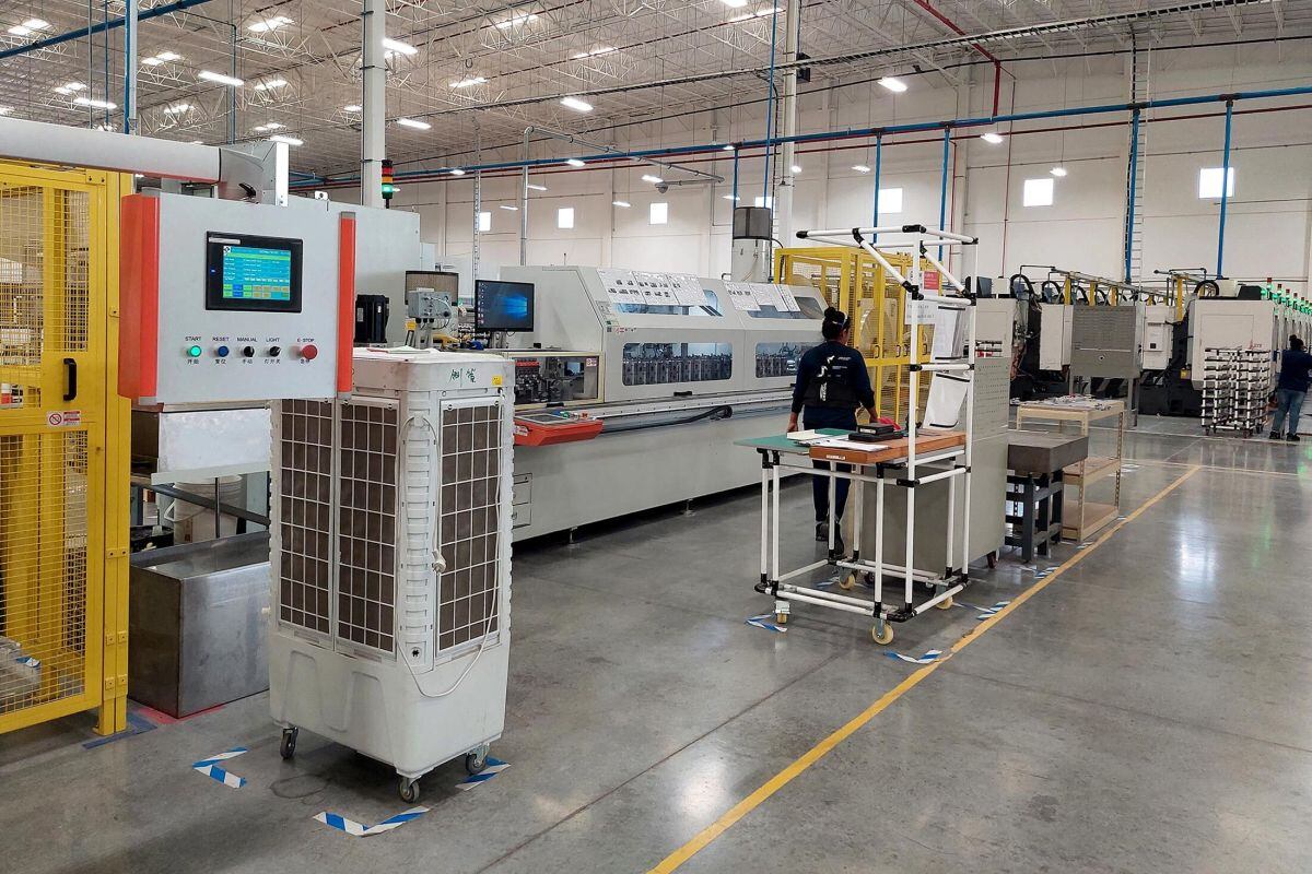 La Fábrica de Flores Ciénega de Yinlun está ubicada en el estado norteño mexicano de Nuevo León. Fotógrafo: Amy Stillman/Bloomberg