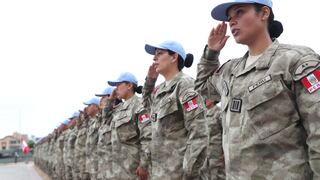 Hay 33 militares peruanas que se preparan para luchar por la paz en África