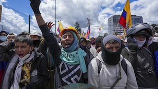 Indígenas “no quieren dialogar”, dice gobierno de Ecuador tras jornada violenta