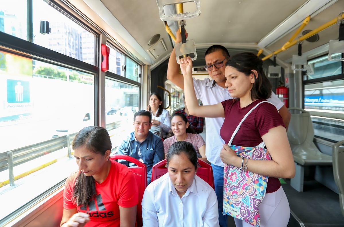 La ATU informó que existe una brigada antiacoso para identificar, intervenir y atender casos de acoso sexual que sucedan en los buses del Metropolitano. Foto: ATU