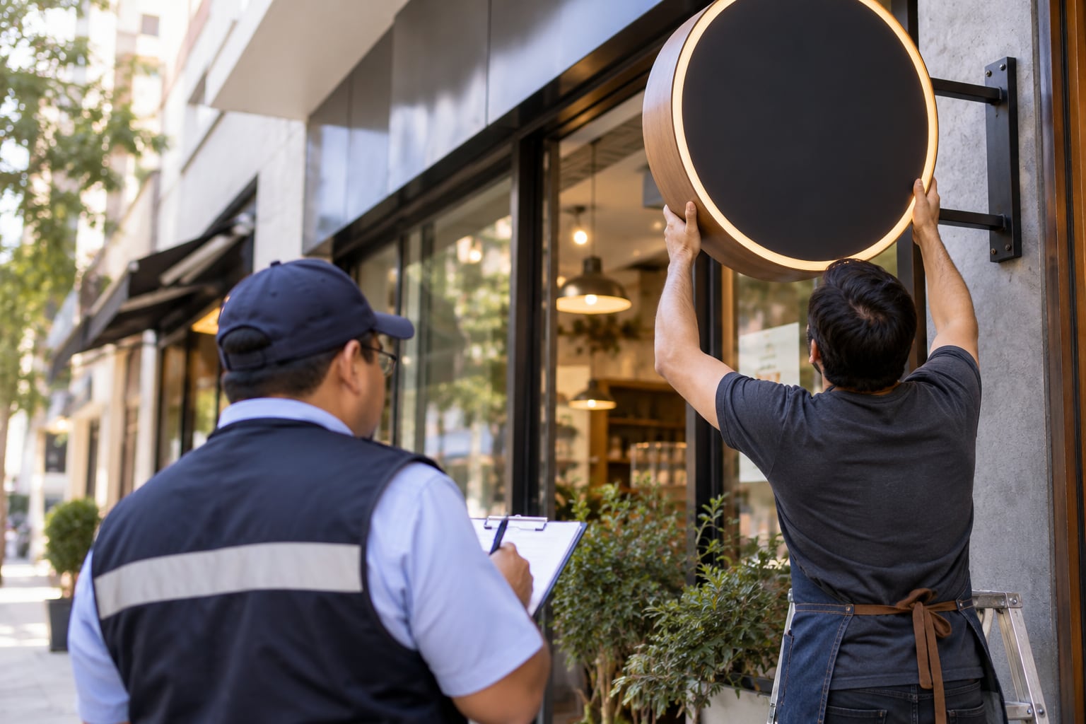 ¿La municipalidad puede controlar lo que dice la publicidad de tu negocio? | Foto: Generada con IA-ChatGPT