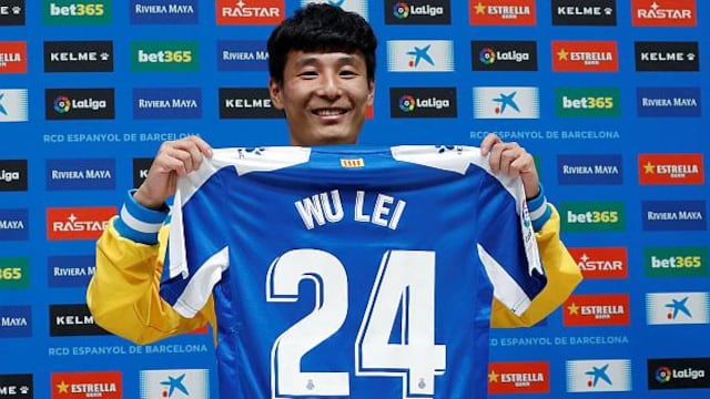 Wu Lei, el jugador del Espanyol que más camisetas vende