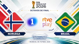 RTVE Play y La 1 televisaron el partido Noruega 2-1 Brasil por el Mundial 2026