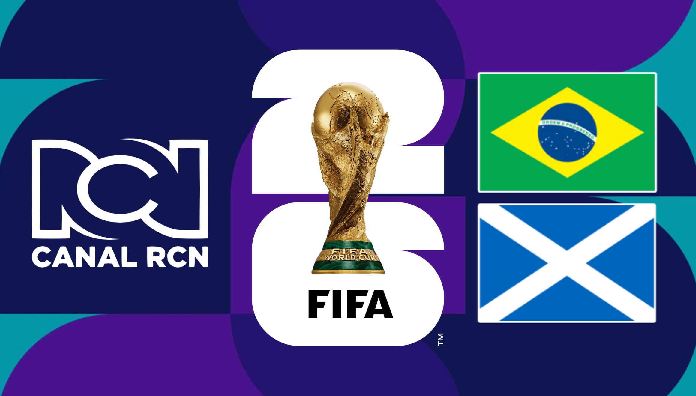 Transmisión de Canal RCN en vivo por internet. Sepa cómo ver el partido Brasil vs. Escocia en televisión abierta y plataformas de fútbol online autorizadas con la cobertura de la señal Mundial 2026. | Crédito: fifa.com / Composición Gestión Mix
