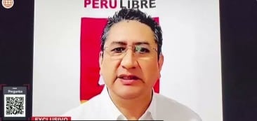 Waldemar Cerrón, por su parte, negó que su hermano sea un prófugo, al señalar que “no tiene ninguna condena”. Foto: Captura Cuarto Poder.