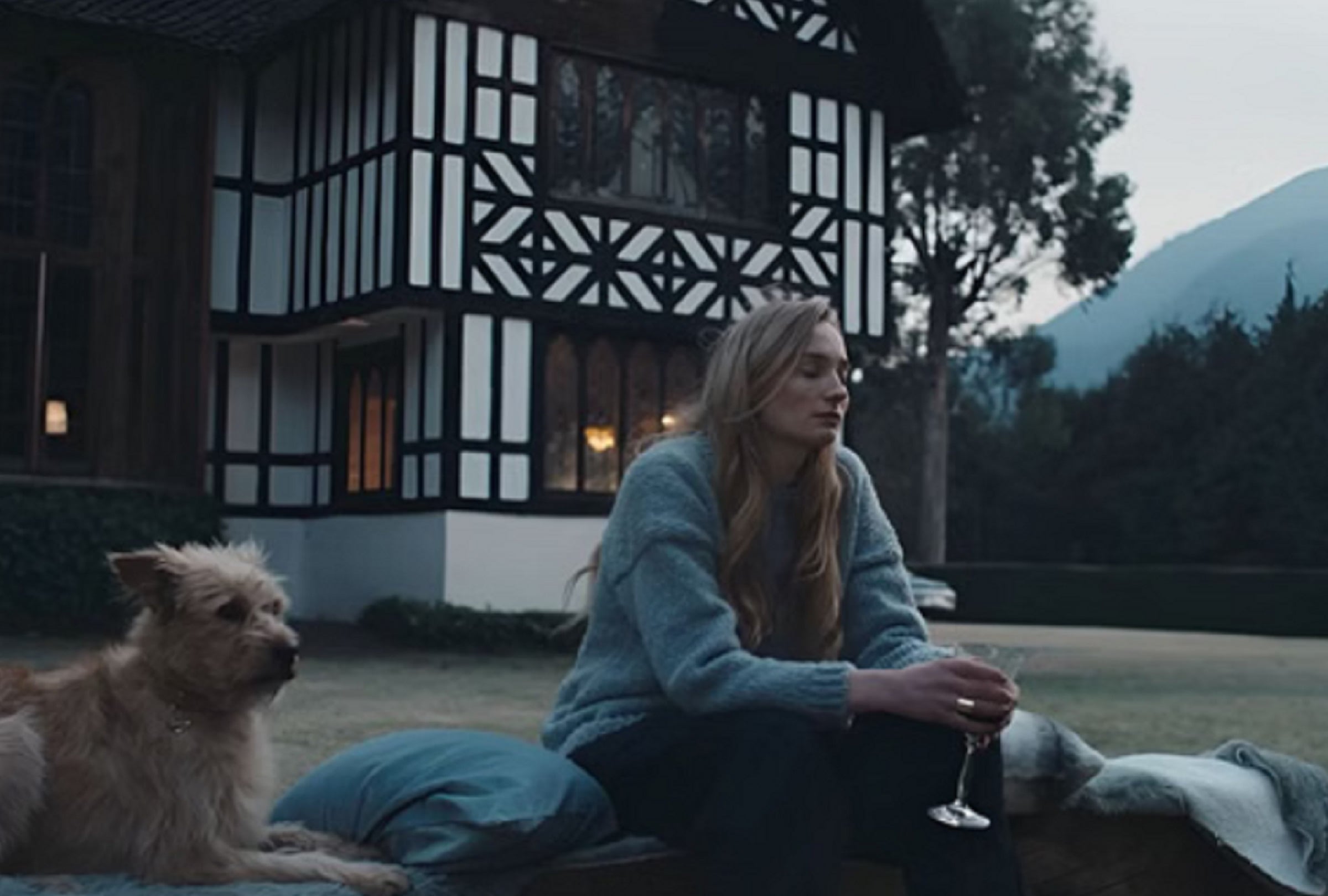 Después del escandalo, Lauren Lane (Sophie Turner) decide alejarse de las cámaras y se refugia en una cabaña en la película de suspenso "Cuestión de confianza" (Foto: Republic Pictures)