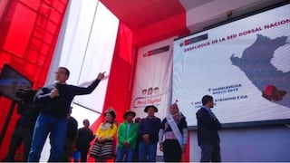 Se puso en marcha Red Dorsal Nacional de Fibra Óptica en Huancavelica