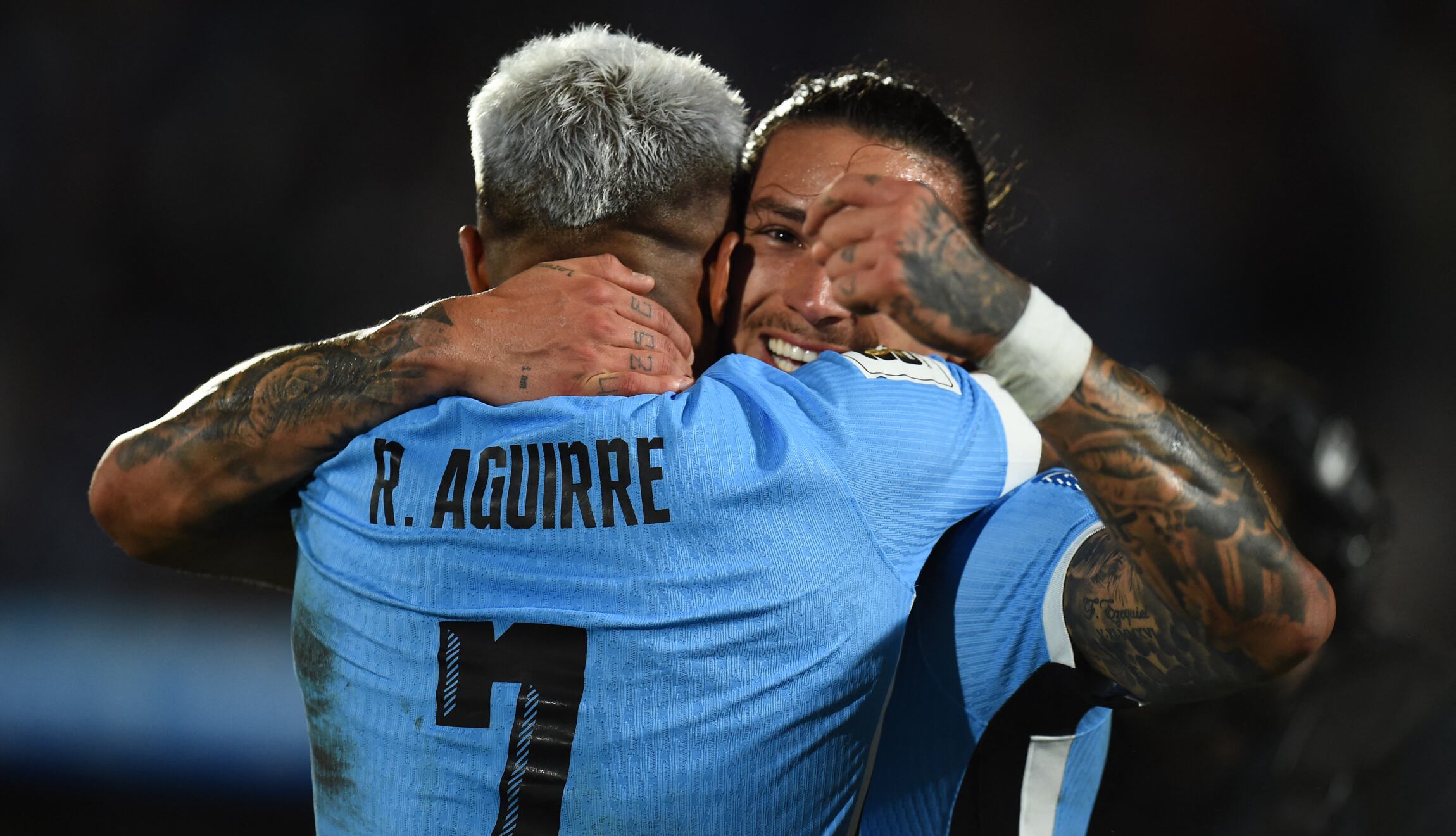 Triunfo de Uruguay ante Colombia en la Jornada 11 de las Eliminatorias. Los charrúas suman 19 puntos y marchan segundos en la tabla. (Foto: AFP)