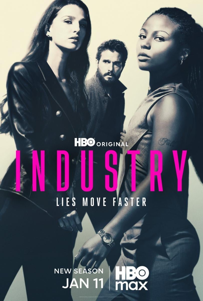 El póster de la temporada 4 de "Industry", serie dramática creada por Mickey Down y Konrad Kay (Foto: HBO / BBC One)