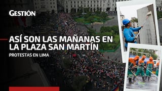 Manifestaciones en Lima: el antes y después de la Plaza San Martín tras las protestas