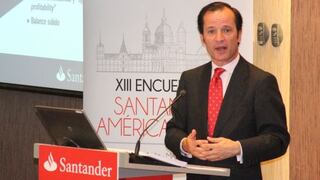 Santander optimista con operaciones en el Perú