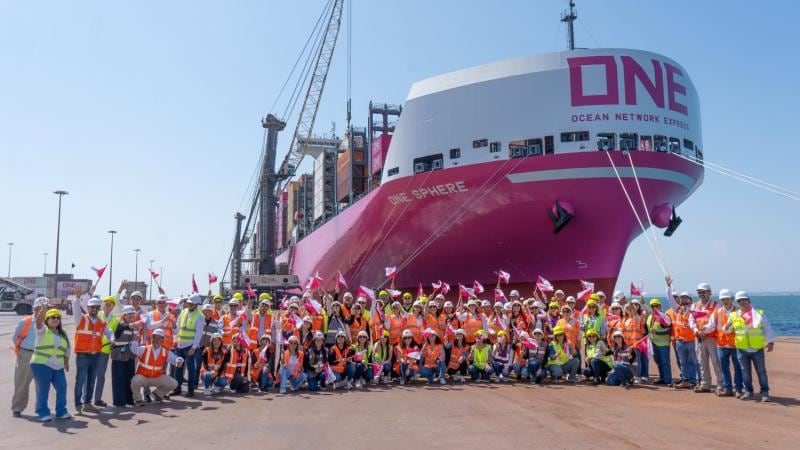 Naviera ONE registra un crecimiento de entre 15% y 20% en sus volúmenes en el primer semestre de 2026. Foto: Andina