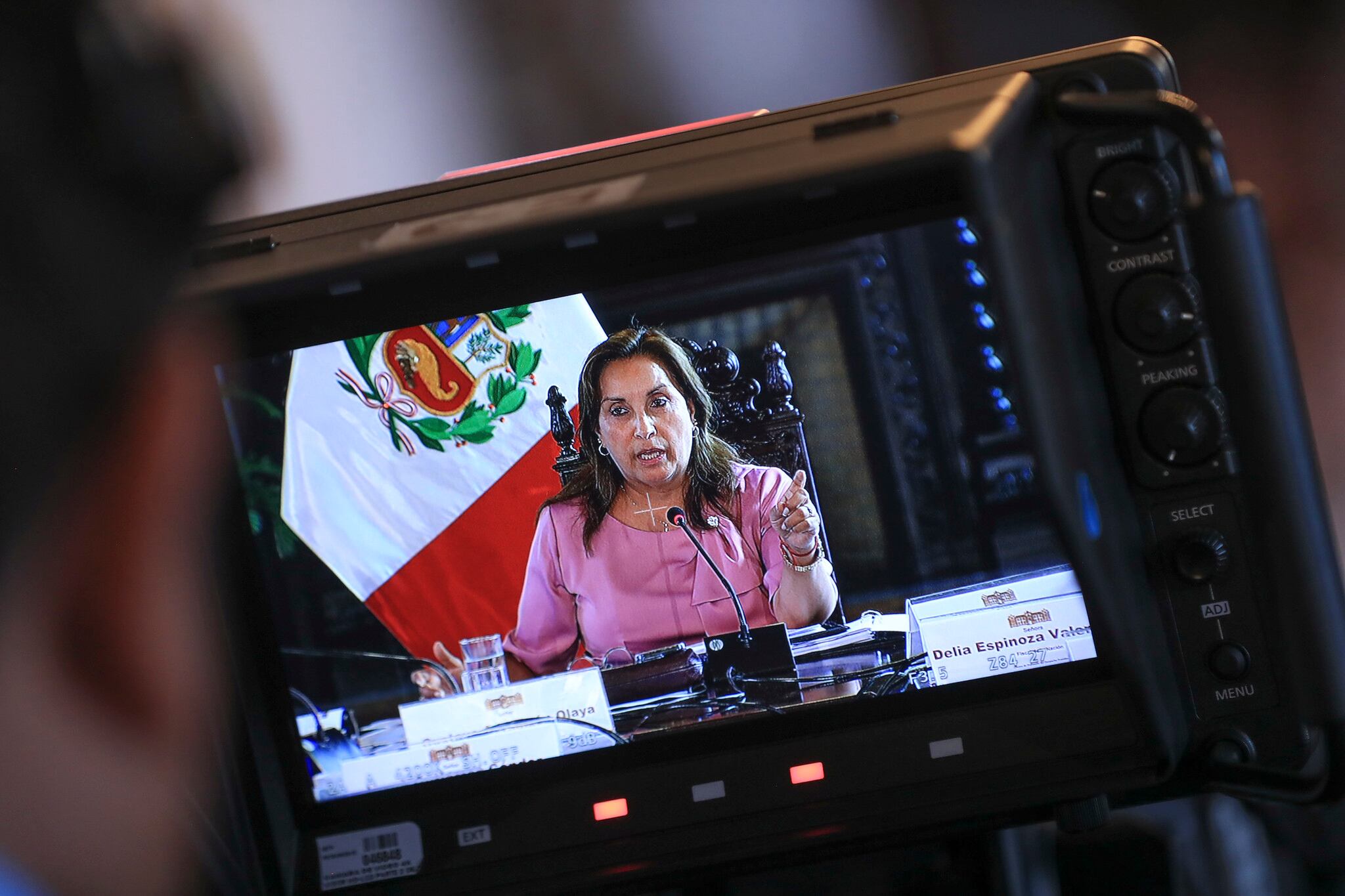 La presidenta Dina Boluarte fue denunciada constitucionalmente por el presunto delito de cohecho pasivo impropio por el Caso Rolex. (Foto: Presidencia)