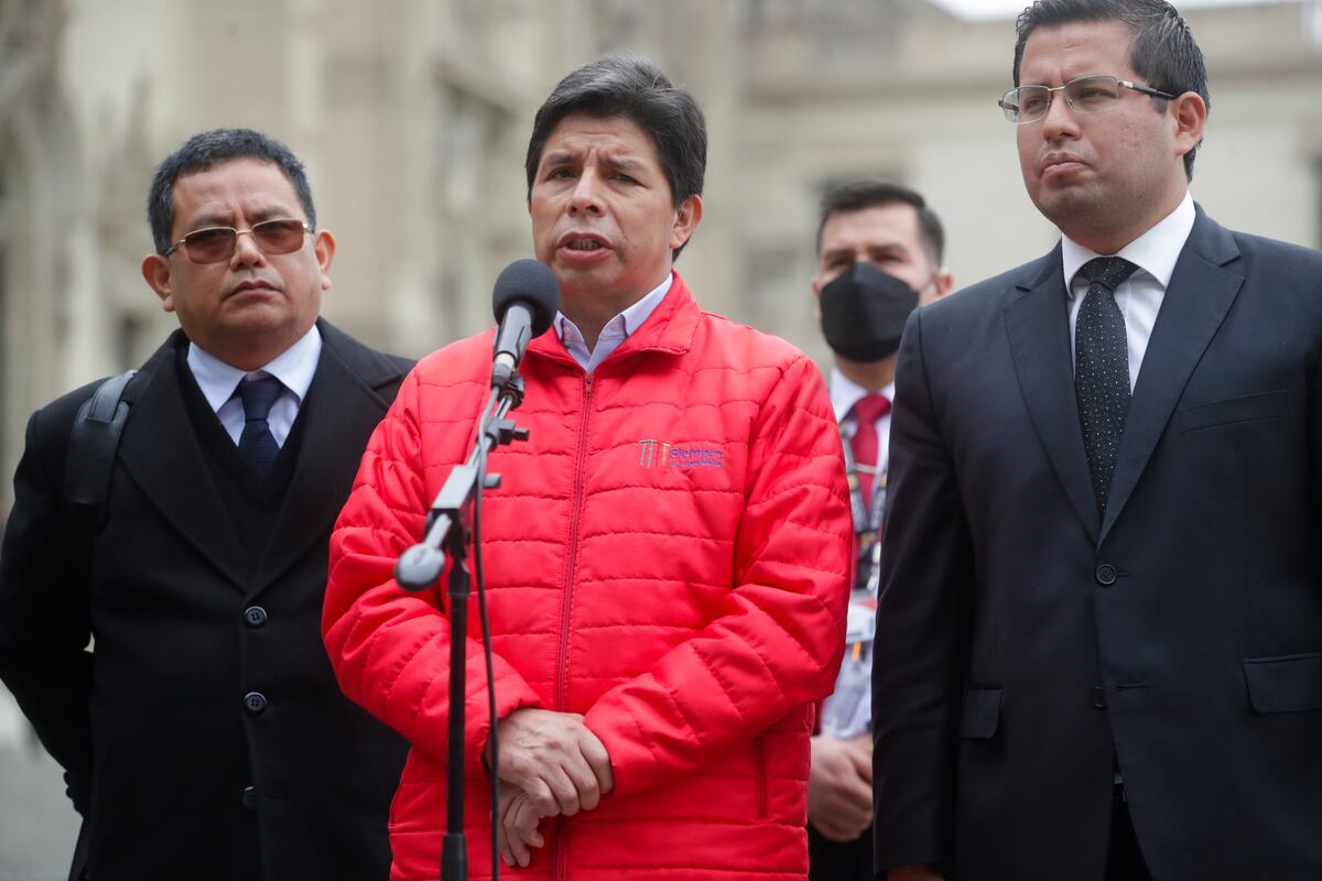 Pedro Castillo señala que denuncia en su contra obedece a una “ persecución”. Foto: Presidencia del Perú