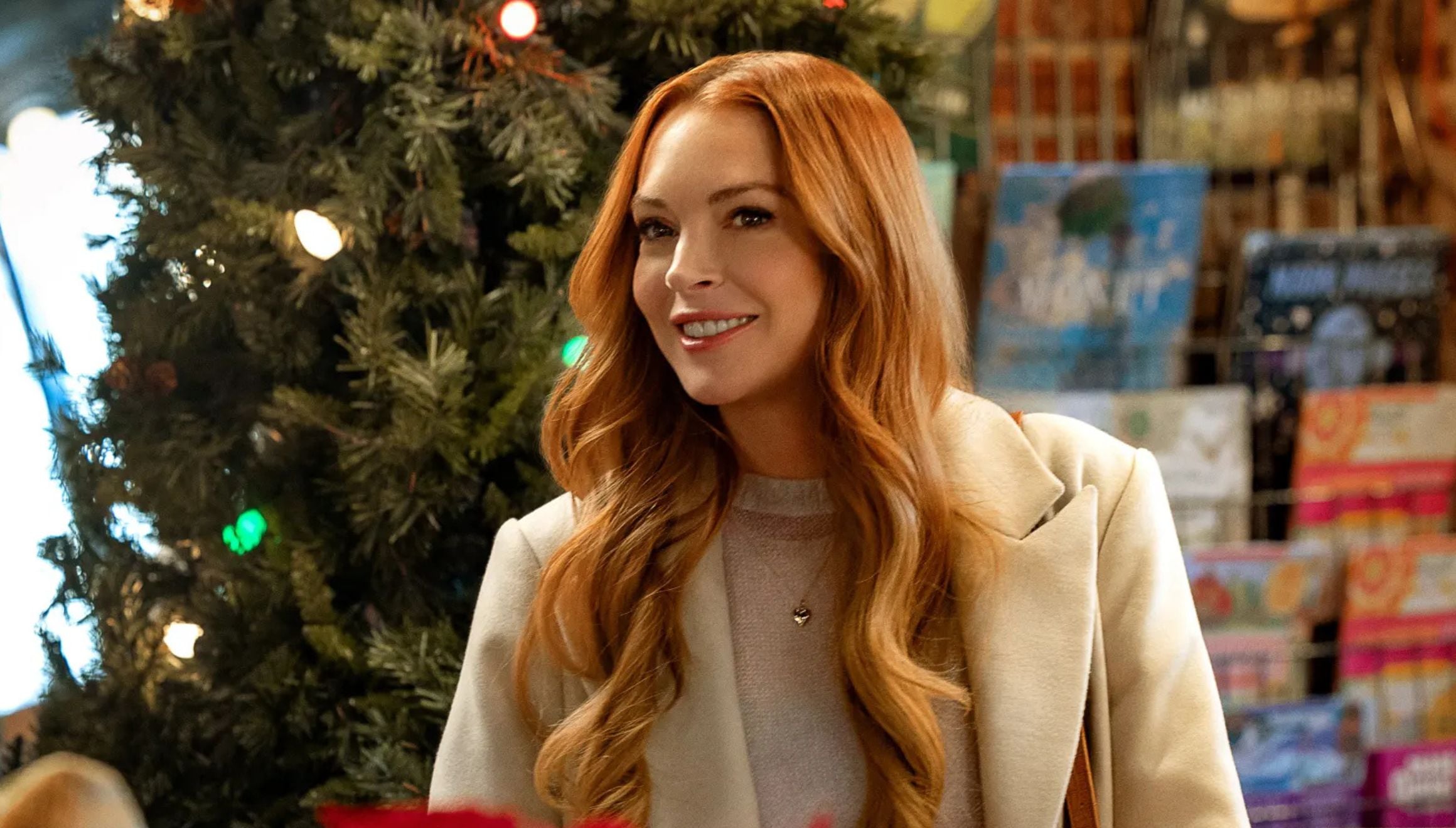 Lindsay Lohan como Avery en la película "Nuestro secretito" (Foto: Netflix)