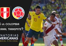 ¿Qué canal transmite Perú vs. Colombia por Eliminatorias 2026?
