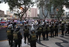 Transportistas informales marchan por la avenida Arequipa: se oponen a carril bidireccional