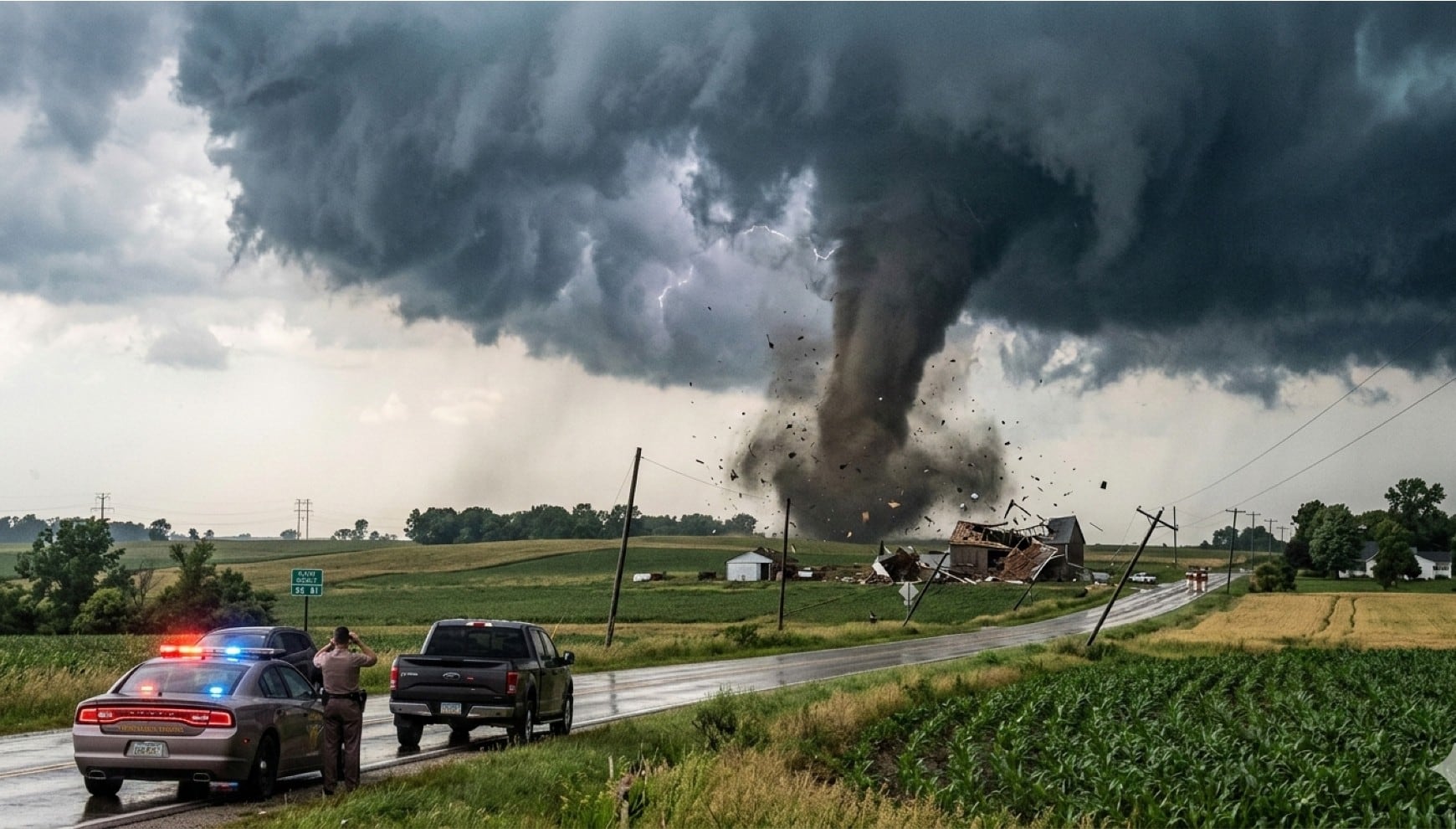 La temporada de tornados 2026 podría registrar menos eventos que el año pasado, pero no será tranquila. | Crédito: Imagen creada por Gestión Mix usando la IA de Gemini