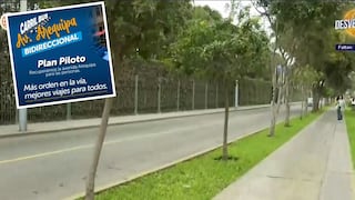 Av. Arequipa cambia de sentido desde el 6 de agosto