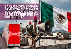 ¿A qué hora sonará la alerta sísmica en los celulares este 19 de septiembre en Guerrero?