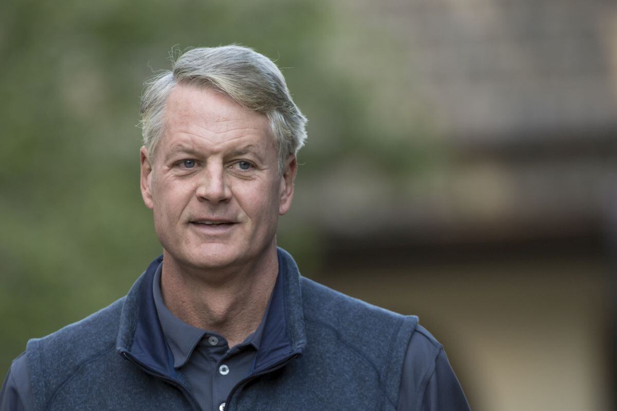 John Donahoe, el antiguo jefe de eBay Inc. al que Tim Cook había apoyado para el máximo cargo de Nike, se retiró tras solo cuatro años en el puesto. Foto: David Paul Morris/Bloomberg