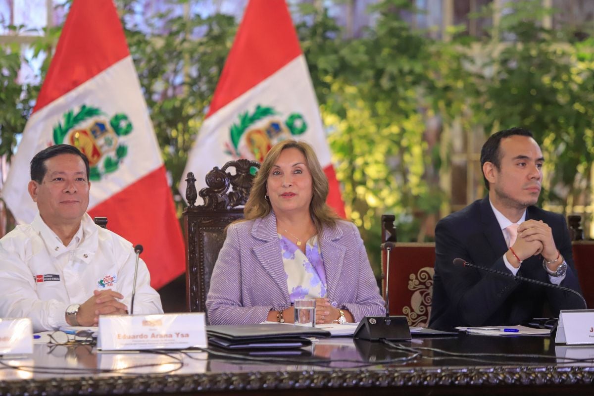 La presidenta Dina Boluarte señaló que su gestión trabajará hasta el final del mandato para consolidar la economía y promover el desarrollo en todo el país. Foto: Andina.