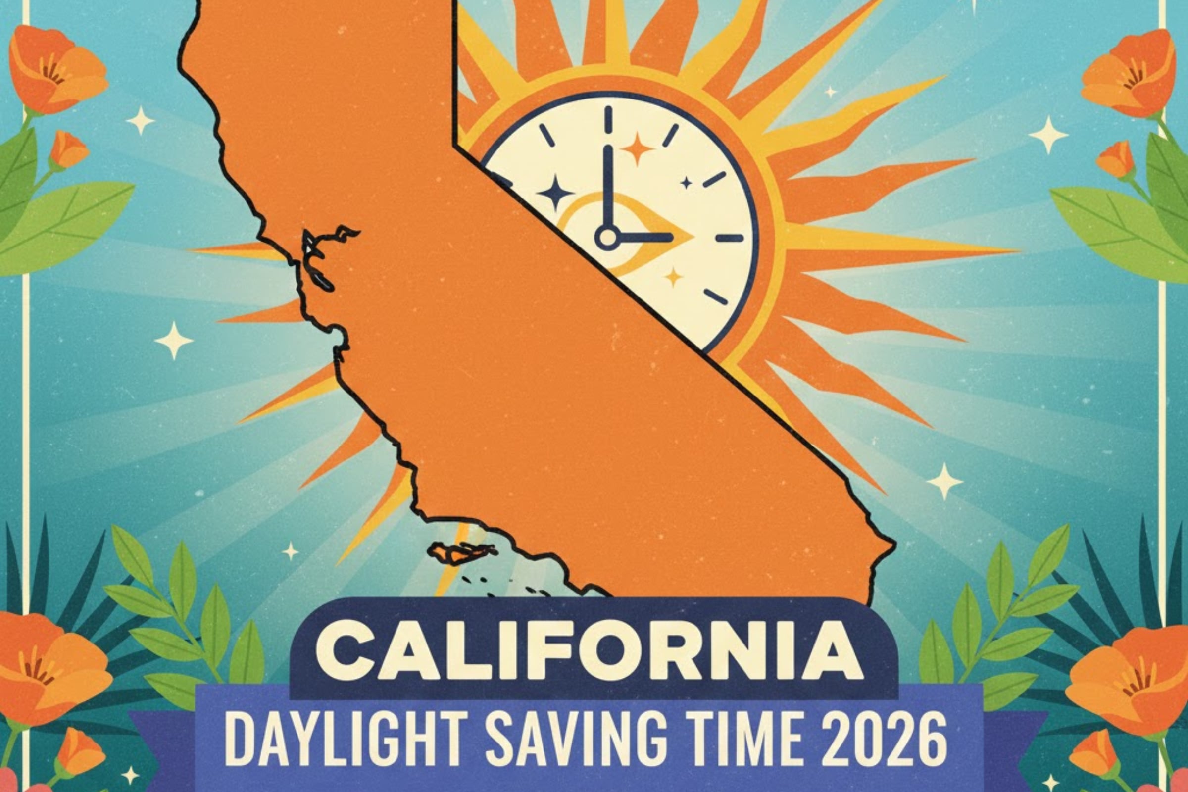 Este mes de marzo, California se alista para el respectivo cambio de horario de verano 2026. Conoce todos los detalles para realizarlo correctamente. (Foto: Imagen creada por El Comercio MAG utilizando la IA de Gemini)