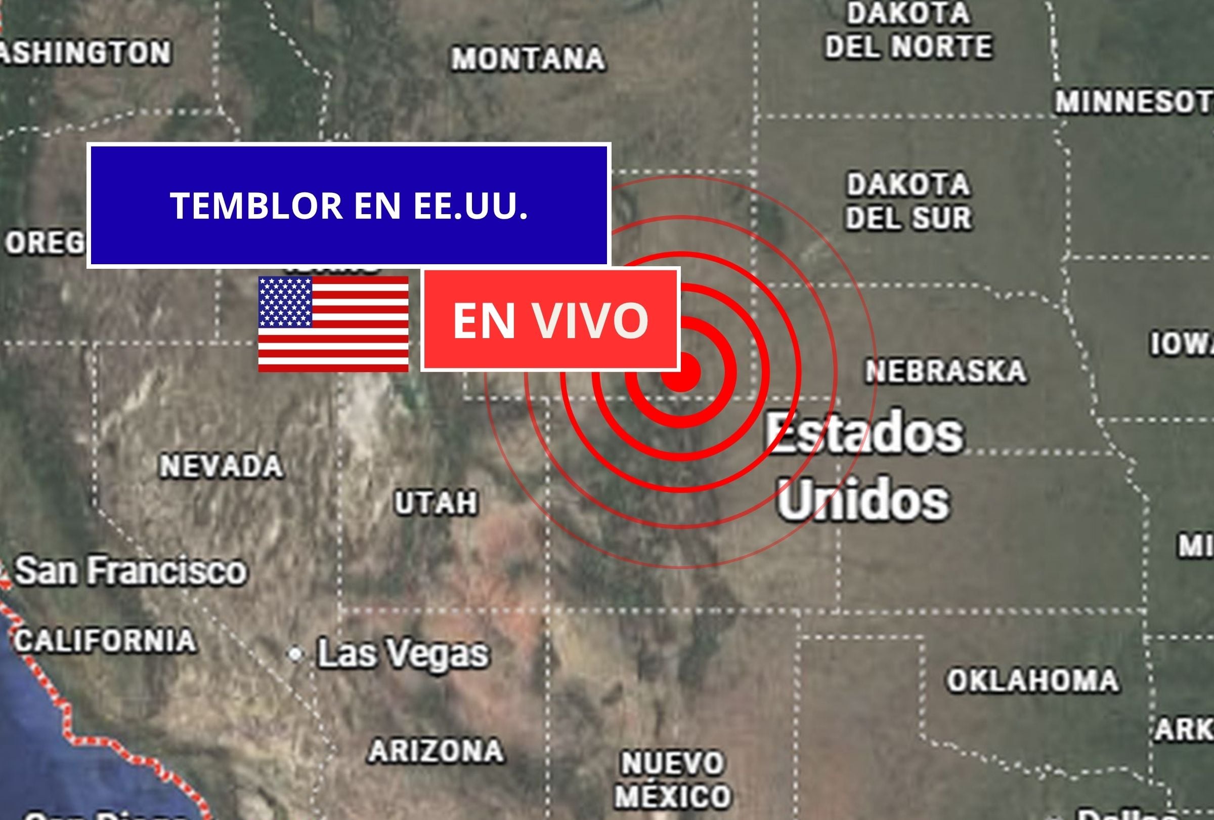 Sigue el reporte oficial del Servicio Geológico de Estados Unidos (USGS, por sus siglas en inglés) sobre los últimos temblores registrados en EE.UU. hoy, 11 de julio de 2026. (Imagen creada con foto de Google Maps para Gestión Mix)