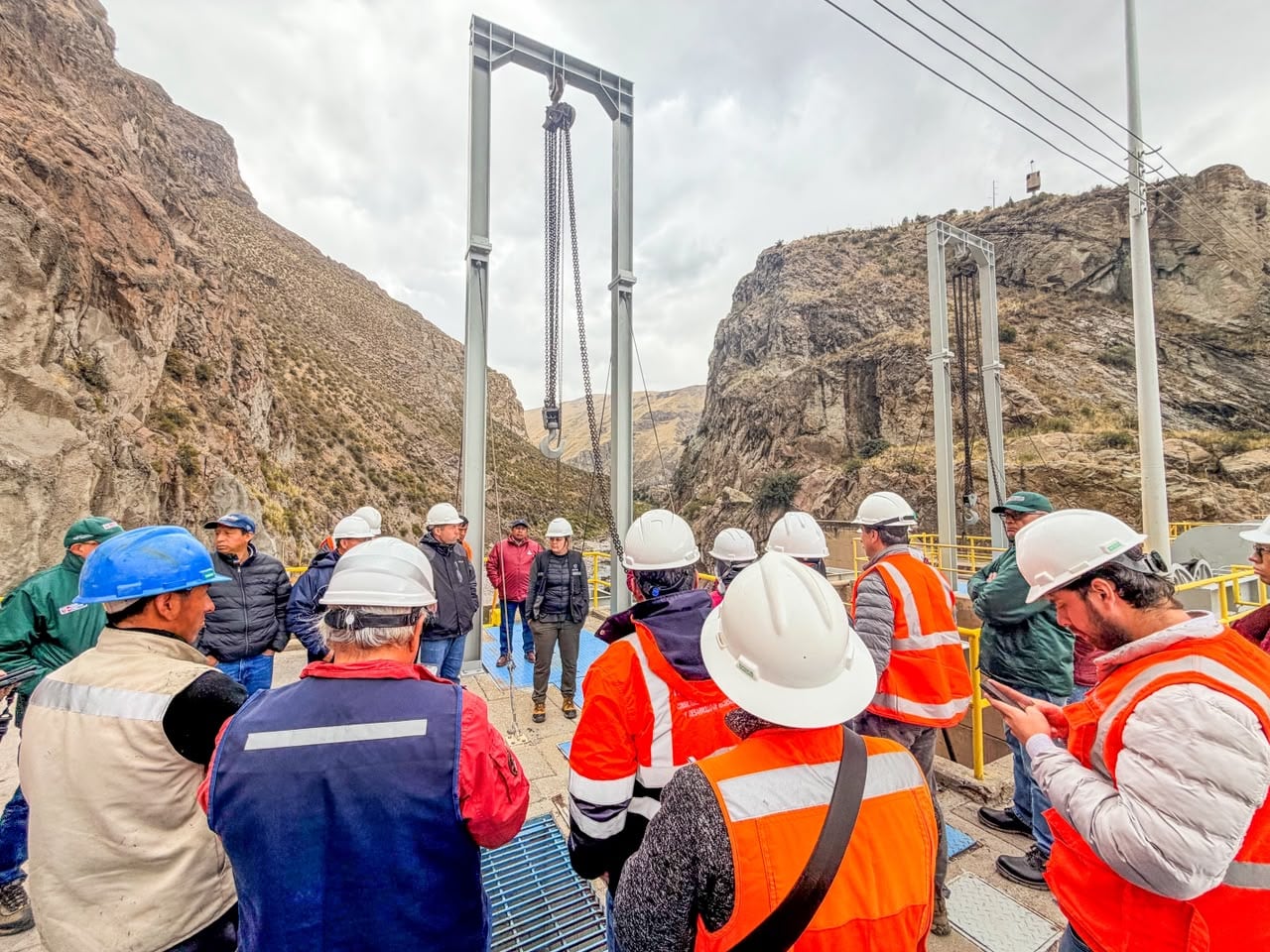Visitas técnicas permiten a empresas nacionales e internacionales conocer en campo las condiciones operativas del sistema. Foto: GRA Arequipa.