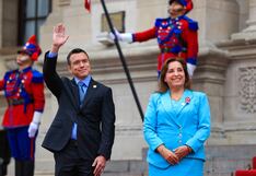 Presidentes de Colombia y Perú, únicos jefes de Estado en investidura de Noboa en Ecuador