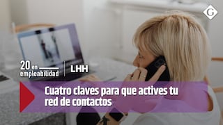 Cuatro claves para que actives tu red de contactos
