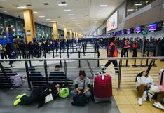 Aeropuerto Jorge Chávez: Pasajeros protestan por vuelos cancelados