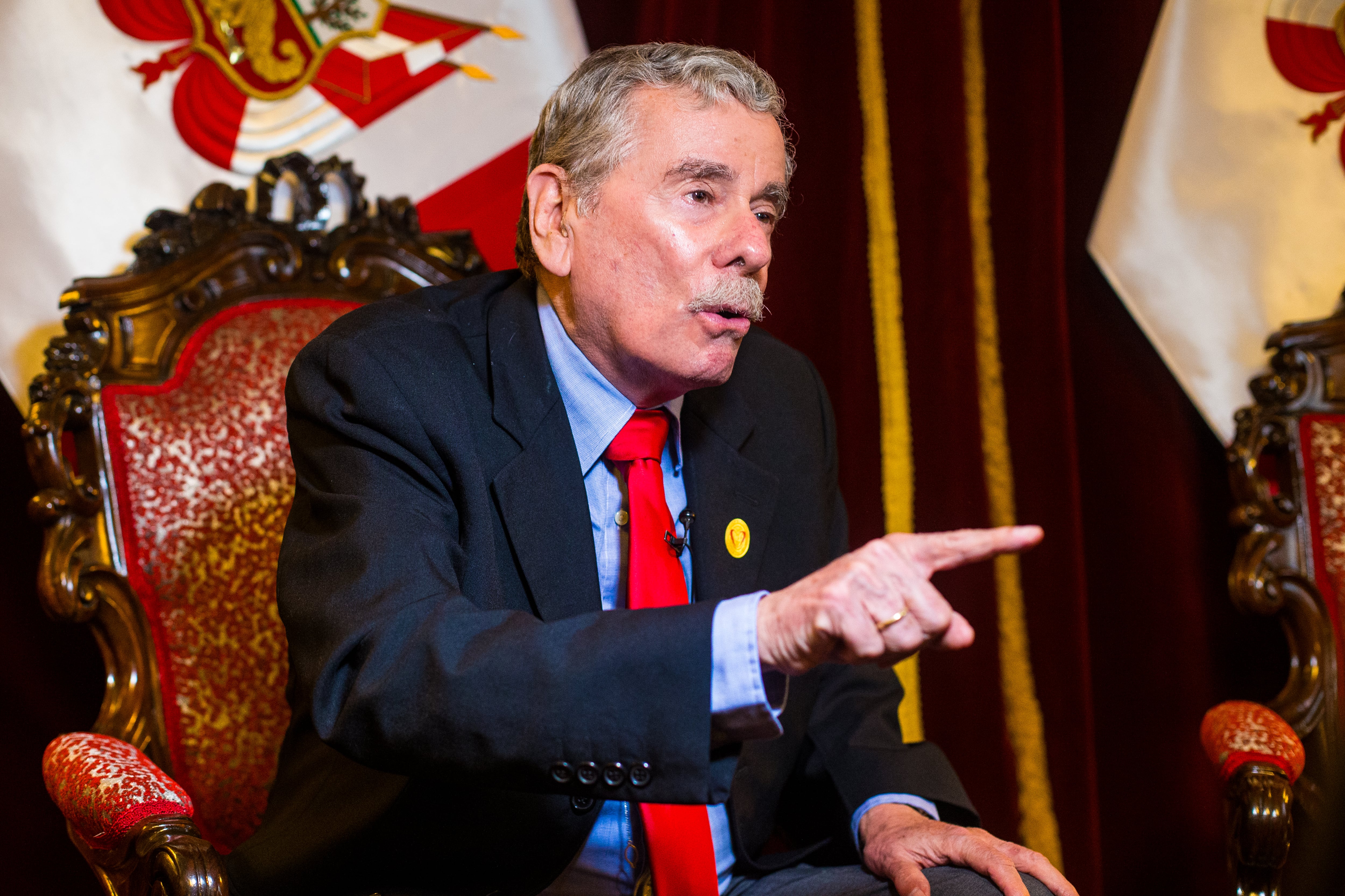 Fernando Rospigliosi, presidente encargado de la Mesa Directiva del Congreso. Foto: GEC / Mario Zapata