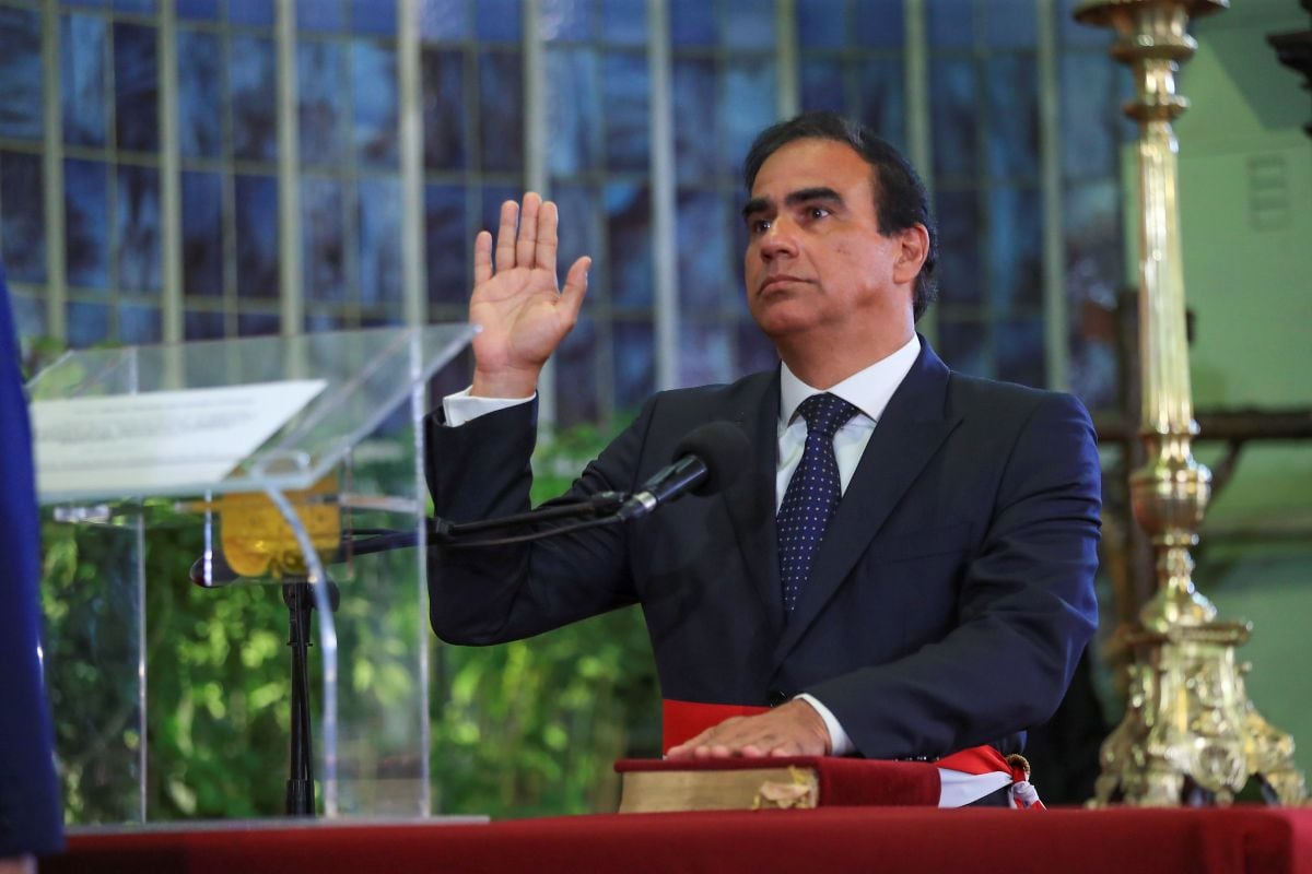 Óscar Fausto Fernández Cáceres, titular del Ministerio de Trabajo y Promoción de Empleo. Foto: Presidencia.