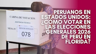 Peruanos en Estados Unidos: ¿cómo votar en las Elecciones Generales 2026 de Perú en Florida?