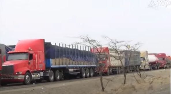 Transportistas de carga en Perú (Captura: TV Perú)