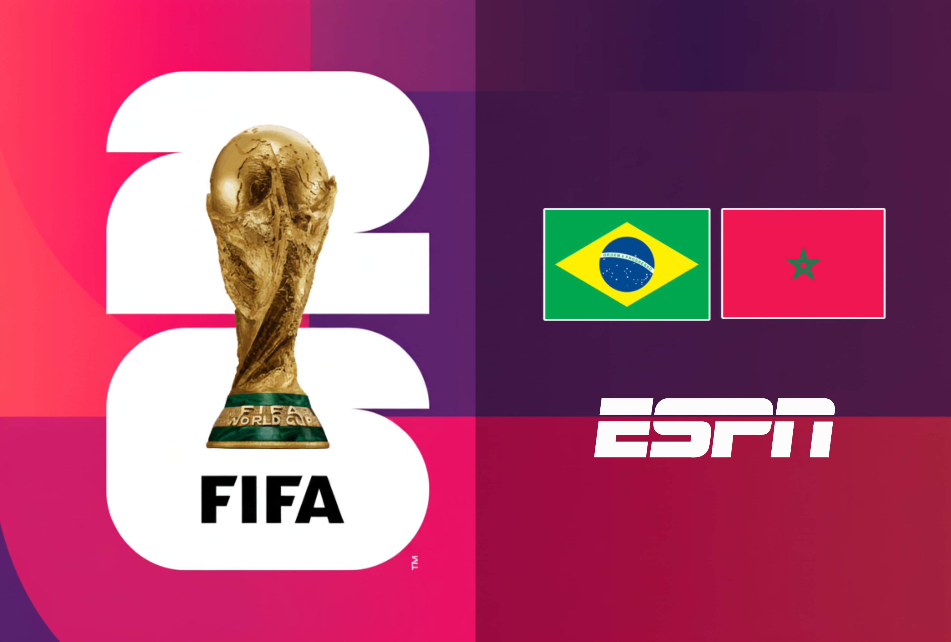 Siga el partido Brasil vs. Marruecos en vivo por ESPN y Disney Plus Premium. Disfrute de la señal oficial del Mundial 2026 a través de fútbol TV y streaming online con acceso exclusivo a la mejor cobertura deportiva. | Crédito: fifa.com / Composición Depor