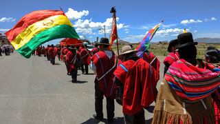 Los Ponchos Rojos, la milicia aymara que se planta como la “retaguardia” de Bolivia
