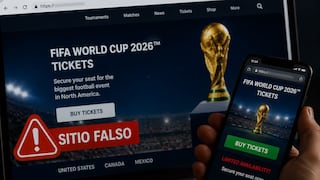 Estafadores ponen la mira en el Mundial 2026: así puedes identificar páginas web falsas