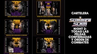 Cartelera WWE SummerSlam 2026 Night 2: todas las peleas confirmadas y orden de combates