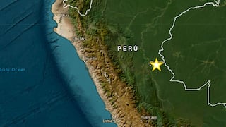 Sismo de 5.7 de magnitud con epicentro en Pucallpa