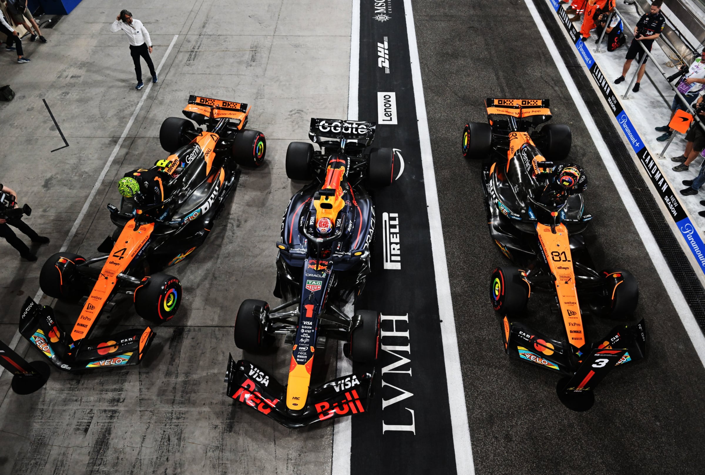 Este domingo se define el nuevo campeón de la Fórmula 1 entre Lando Norris, Max Verstappen y Oscar Piastri en el Gran Premio de Abu Dabi 2025 (Foto: Fórmula 1)
