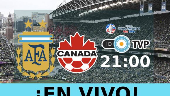 TV Pública transmitió el partido Argentina 2-0 Canadá (09/07/2024