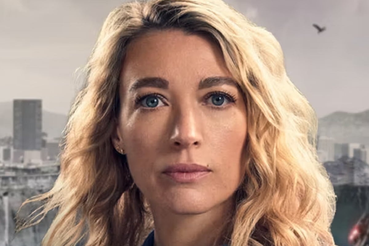 Natalie Zea interpretó a Eve Harris en la tercera temporada de la serie "La Brea", que también estará disponible en Netflix desde el 1 de mayo de 2026 (Foto: NBC)