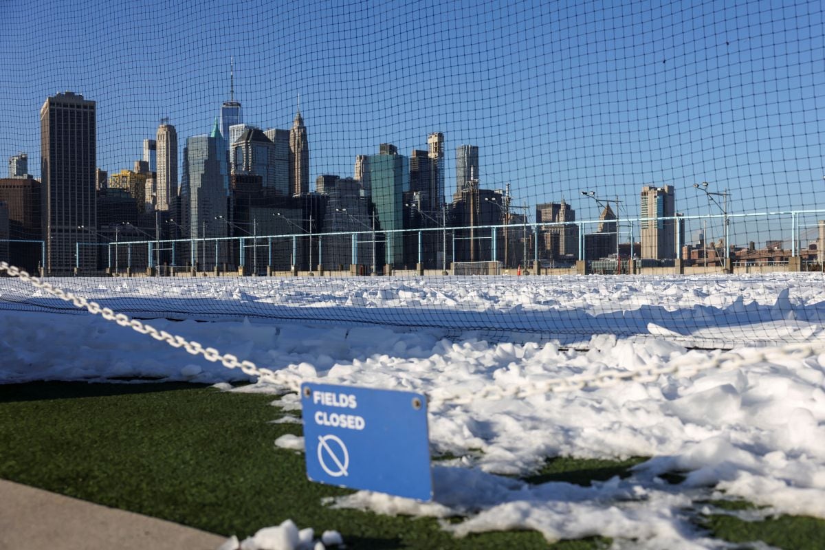 Un episodio breve de nieve ligera comenzará el domingo por la noche y se extenderá hasta la madrugada del lunes. (Foto: Angela Weiss / AFP)