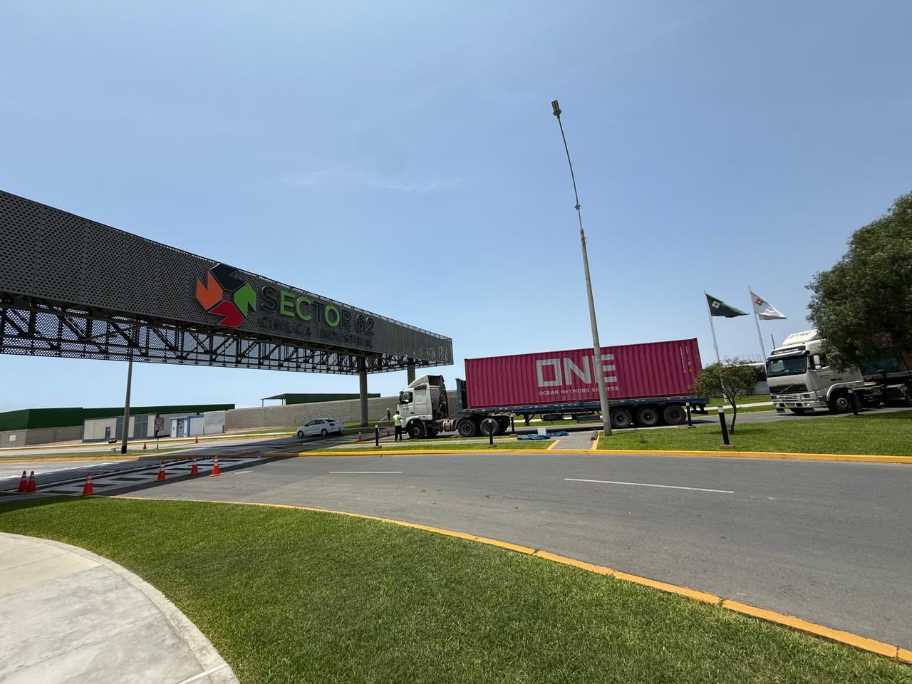 El parque industrial abarca 208 hectáreas distribuidas en cuatro etapas, de las cuales la primera y la segunda se encuentran habilitadas.