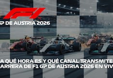 ¿A qué hora es y qué canal transmite carrera GP de Austria 2026 EN VIVO hoy 28 de junio por la Fórmula Uno?