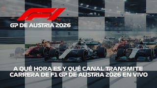 ¿A qué hora es y qué canal transmite carrera GP de Austria 2026 por la Fórmula Uno?