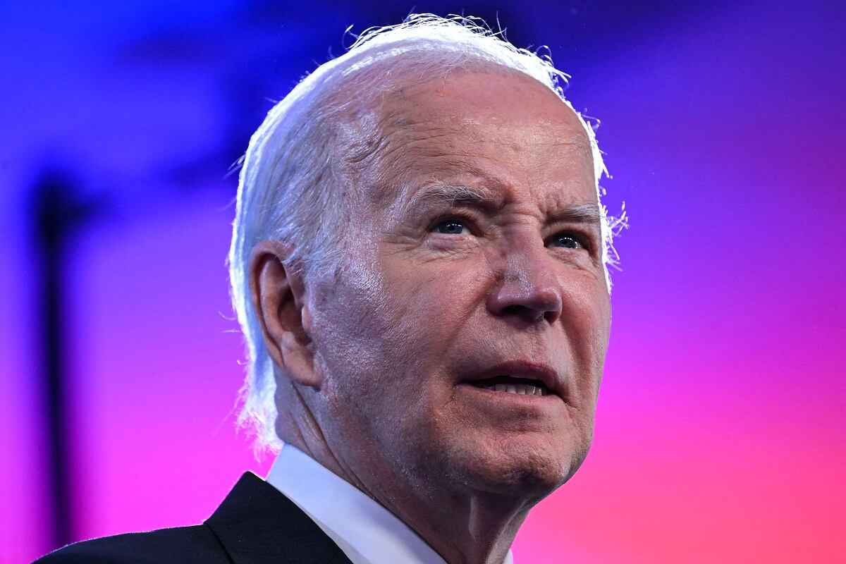 El presidente de Estados Unidos, Joe Biden, habla sobre la seguridad de las armas en la Universidad Everytown Gun Sense en el Washington Hilton en Washington, DC, el 11 de junio de 2024. (Foto de SAUL LOEB / AFP)