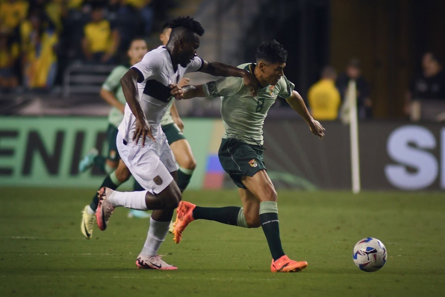 Ecuador vs Bolivia en un partido amistoso internacional en Estados Unidos. (Foto: FBF)